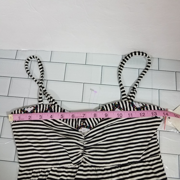 Roxy Stripe Sundress M Nwt - Picture 11 of 16